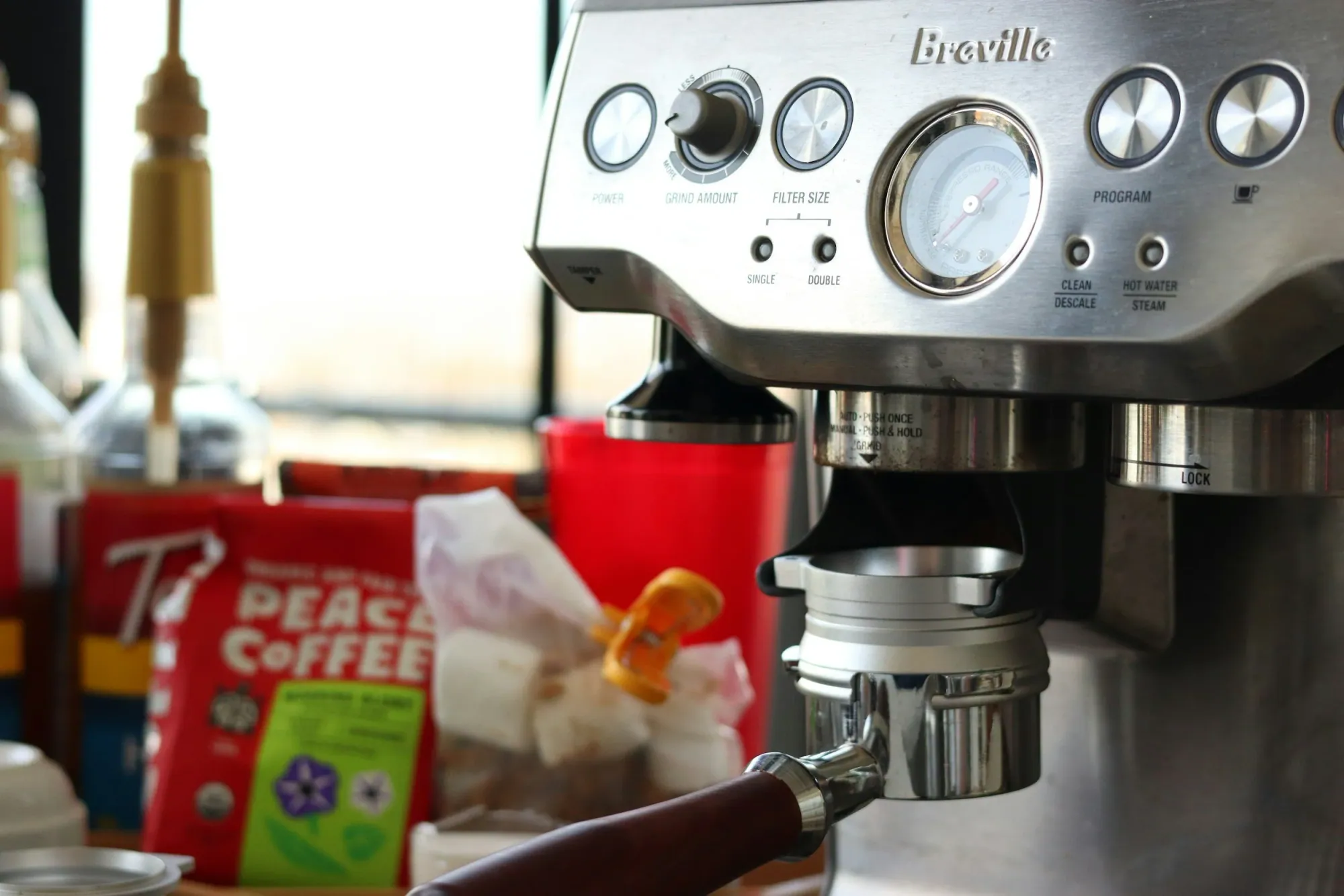 breville barista express espresso machine
